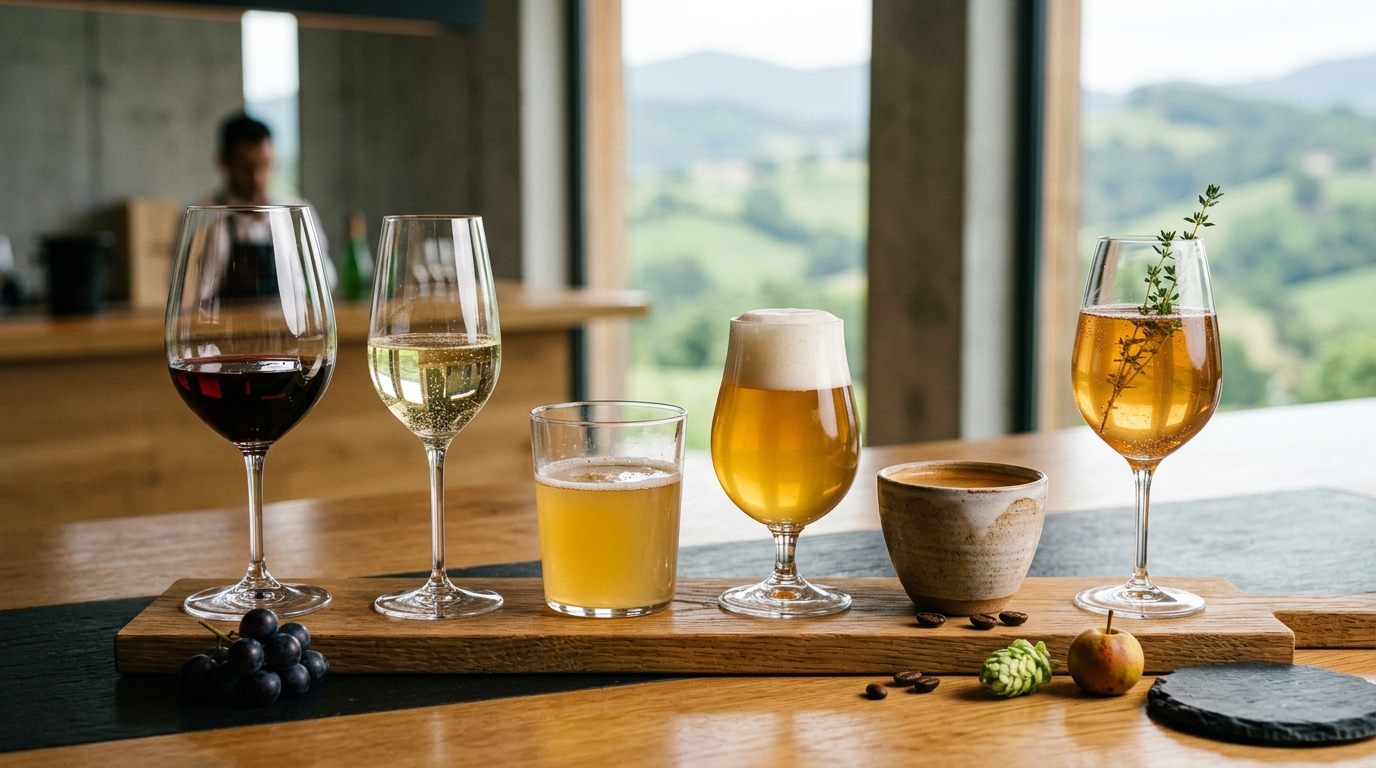 El nuevo ecosistema líquido vasco: cuando vino, sidra, cerveza, café y No/Low empiezan a compartir mesa